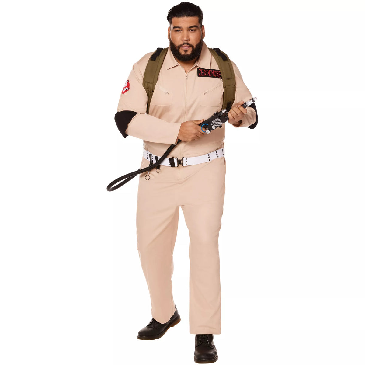 Adult Mens Ghostbusters One Piece Plus Size Costume - Ghostbusters Classic