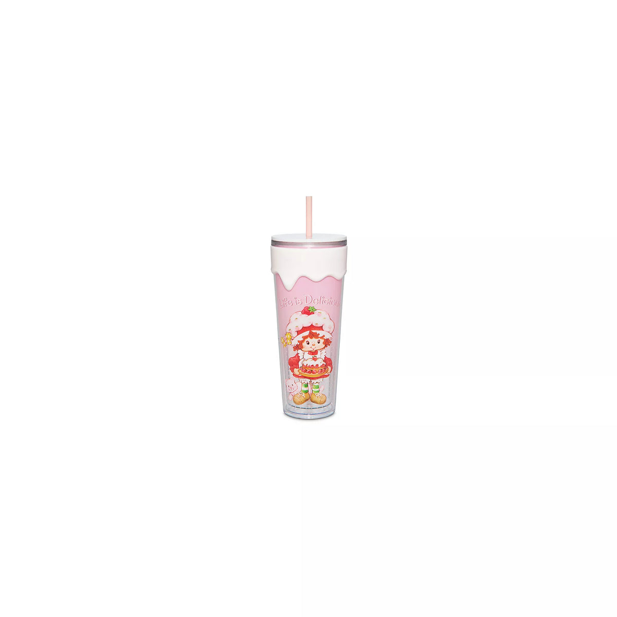 Strawberry Shortcake Life is Delicious Cup with Straw - 26 oz.