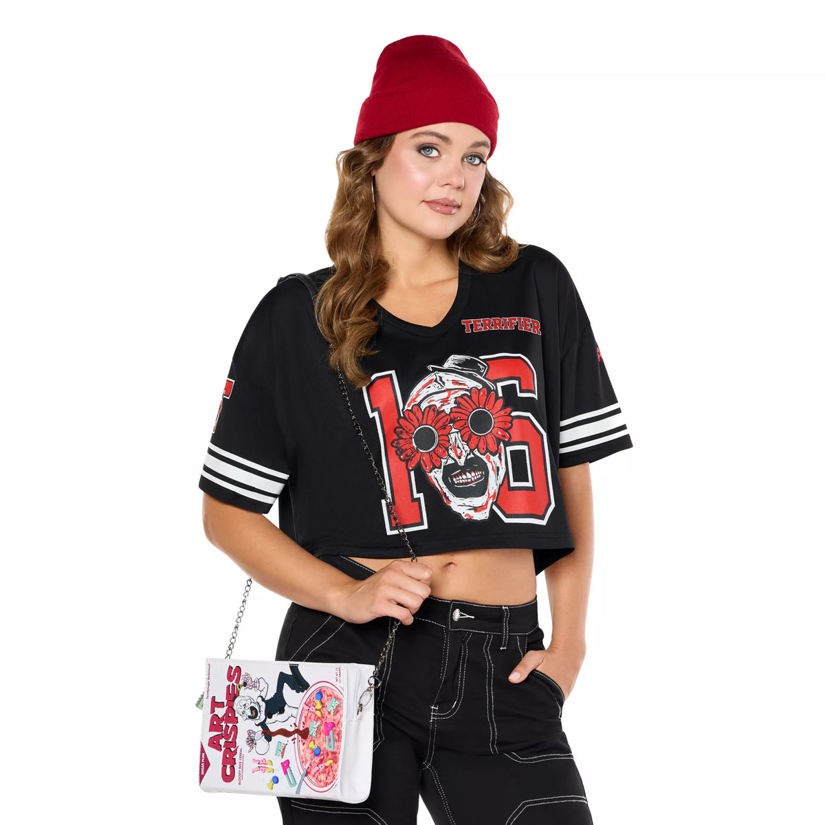 Terrifier Cropped Football Jersey